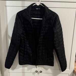 North Face Black Quilted Jacket